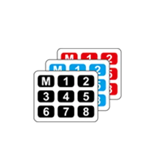 Number Sticker Sheet